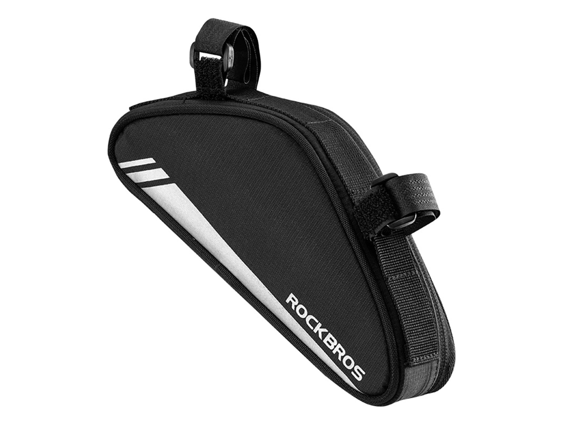Bolsa para cuadro de bicicleta Rockbros de 0,7 l para un almacenamiento seguro de la bicicleta