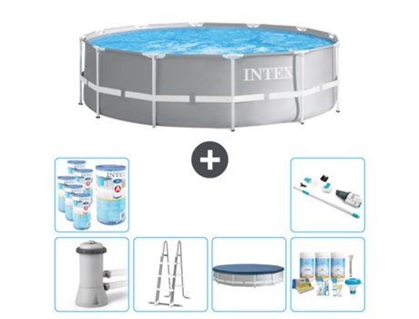 Piscina Tubular INTEX 26716GN-CB33 (8592 L - 366x99cm)