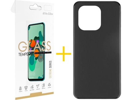 Kit Funda + Protector de Pantalla Xiaomi Mi 11 5G SKYHE Liso 8 Negro