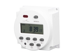 Temporizador Electrónico Programable Con Pantalla Lcd, 16 Interruptores Digitales, Modos De Encendido/apagado, 220-240 V.