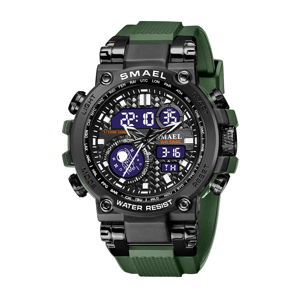 Reloj deportivo digital impermeable MDUG con termómetro