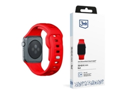 Correa de silicona 3MK negra y roja para Apple Watch de 38, 40 y 41 mm Vayotoy