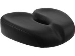 Sillín De Bicicleta Negro Impermeable Con Cojín Hueco Transpirable.