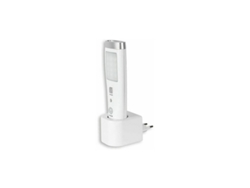 Linterna de emergencia con sensor de presencia, 60°, 15 LEDs, recargable, blanca