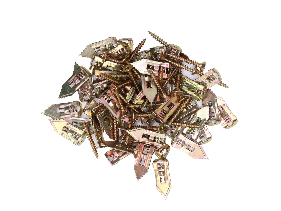 40 Tornillos Y Anclajes De Acero Autorroscantes Para Paneles De Yeso, Marcos De Fotos Y Decoración Del Hogar.