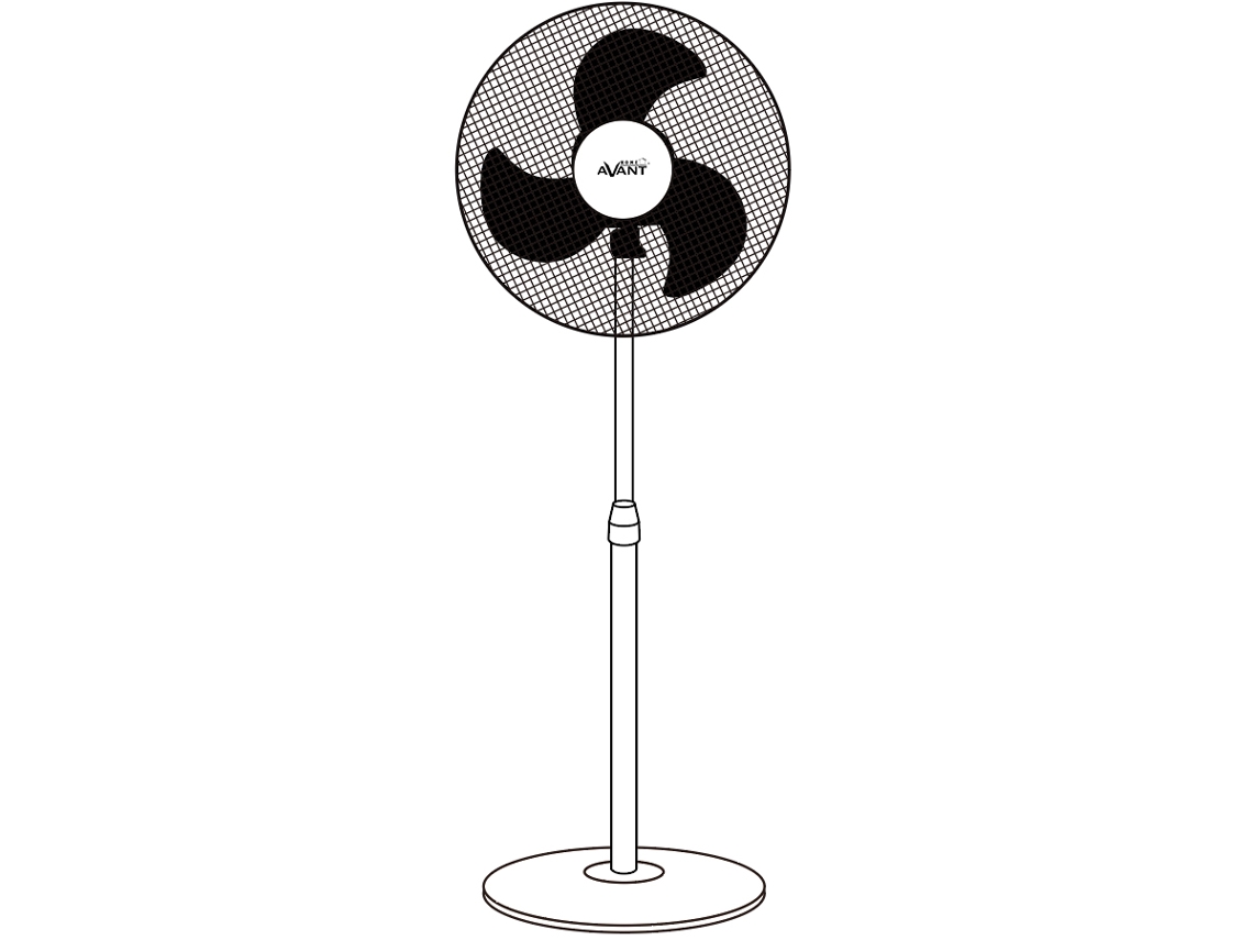 Ventilador Industrial AVANT AV447 (3 velocidades - 60 W)