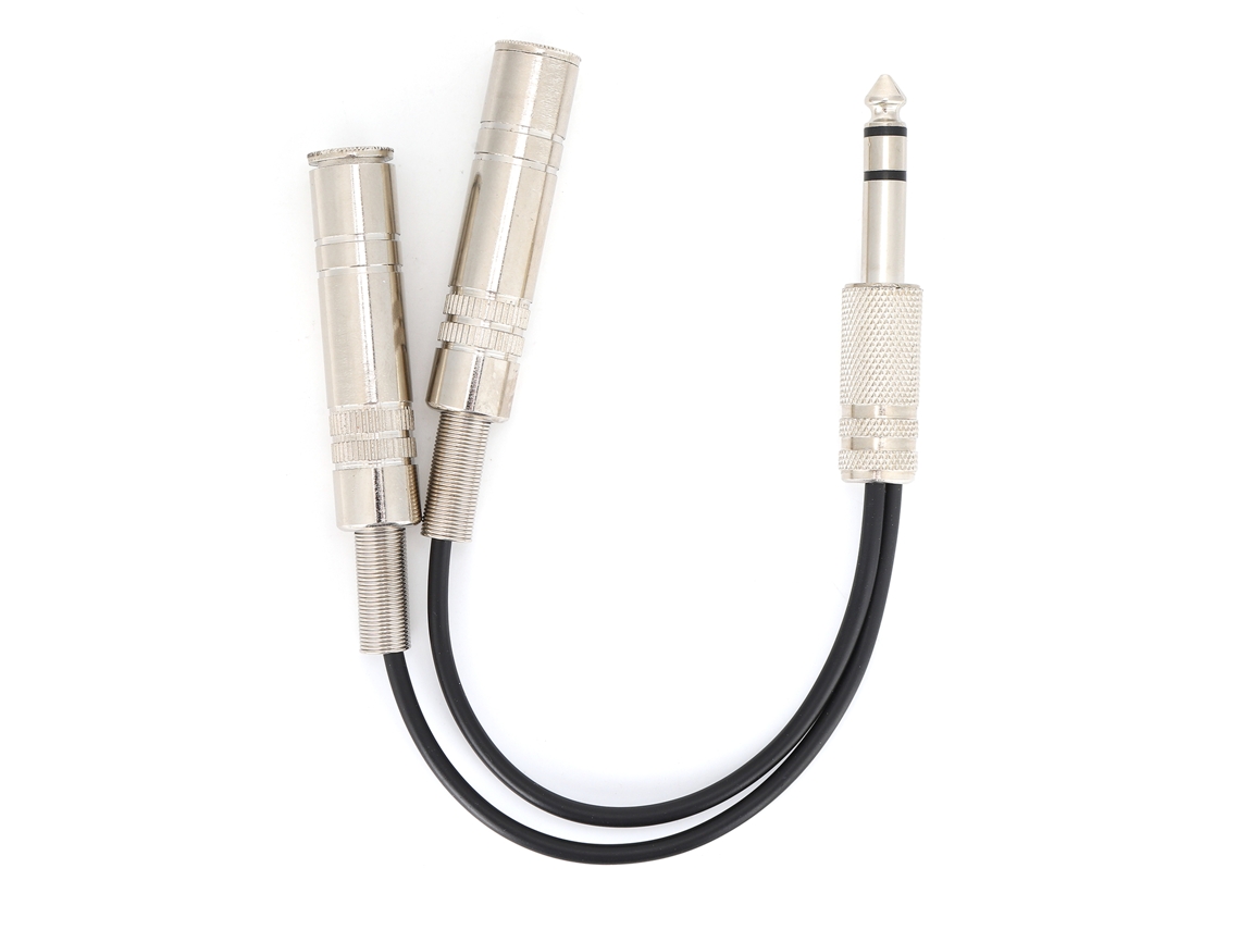 Cable De Audio Macho A 2 Hembras Blindado Para Caja De Guitarra Eléctrica Folk, Bajo, Guitarra Eléctrica, Accesorios