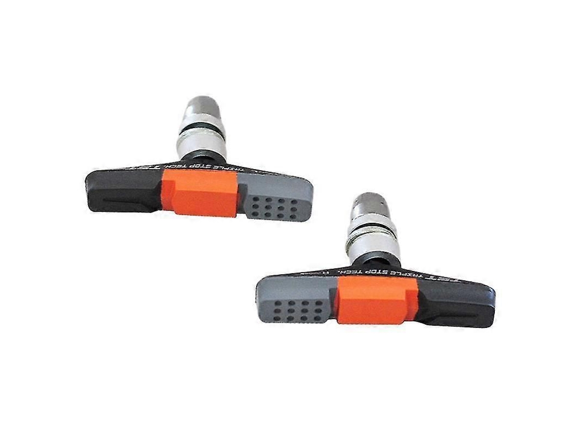 Pastillas De Freno De 55 Mm Para Bicicletas Minivelo Pasta V, De 14, 16, 18 Y 20 Pulgadas, Color Negro Y Naranja.