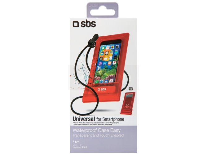 Bolsa SBS Verano universal hasta 6.5'' rojo