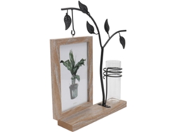 Marco Fotos Hidropónico Hierro Forjado 15 10 Doble Cristal Transparente Decorativo Clásico Hogar Oficina Bodas