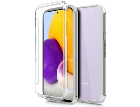 Funda Samsung Galaxy A72 COOL Delantera y Trasera (Transparente)
