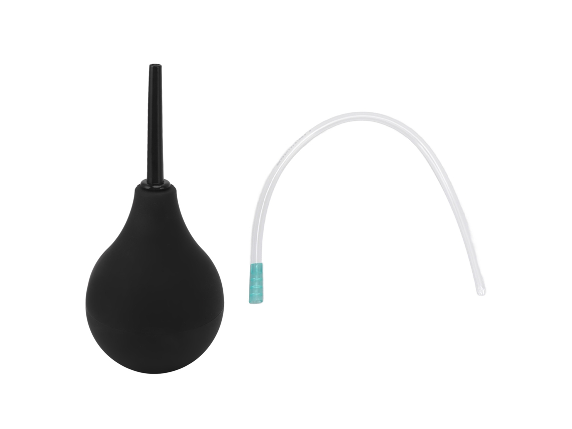 Kit De Puntas De Silicona Para Enema De 89 Ml Con Manguera Desechable Para La Limpieza Anal Femenina.