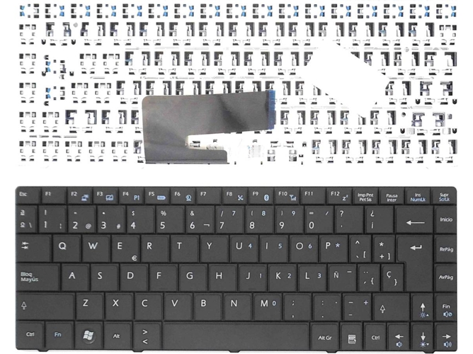 Teclado para Portátil Msi Wind U270 Series V111822Ak1
