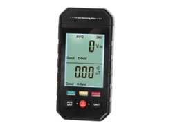 Detector De Radiación Electromagnética Con Pantalla Lcd Grande, Indicadores Luminosos Verdes, Amarillos Y Rojos, Y Alarma Sonora/visual.