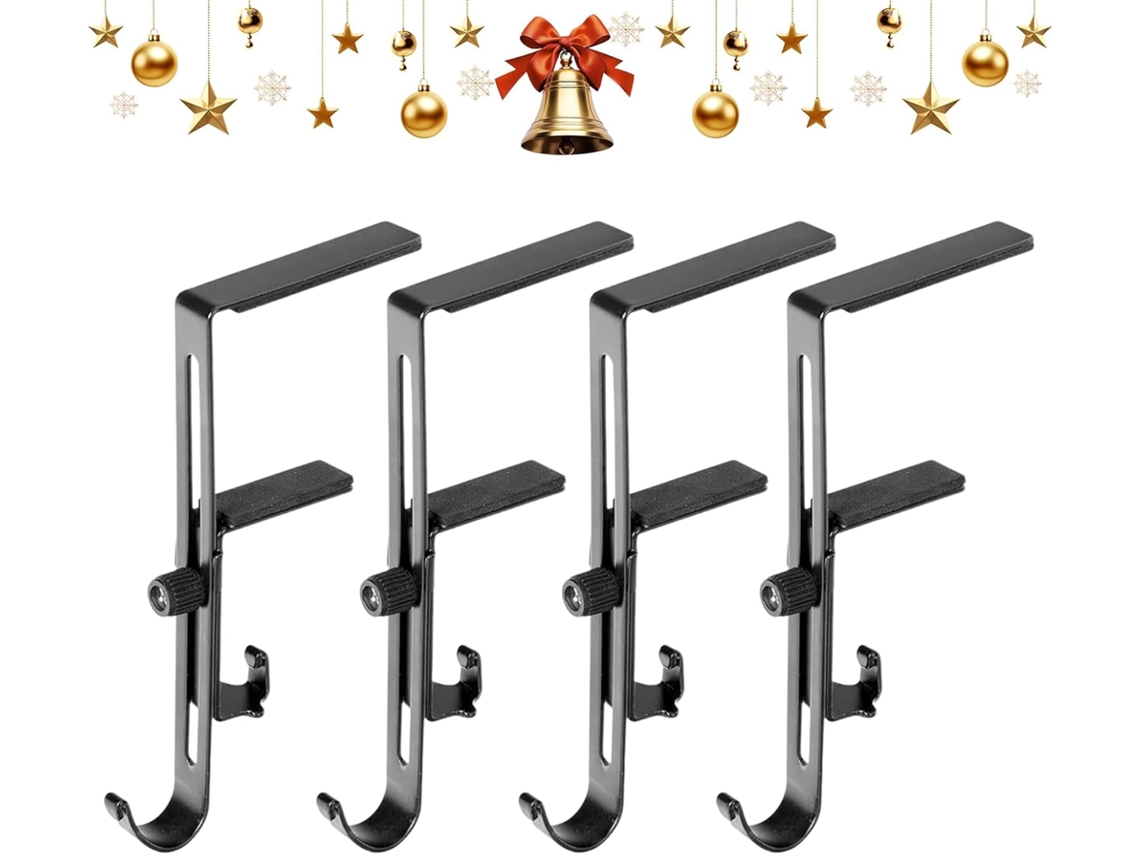 Colgador De Guirnaldas Ajustable – Soporte Para Guirnaldas – Gancho Ajustable Para Coronas Decorativas Para Valla,