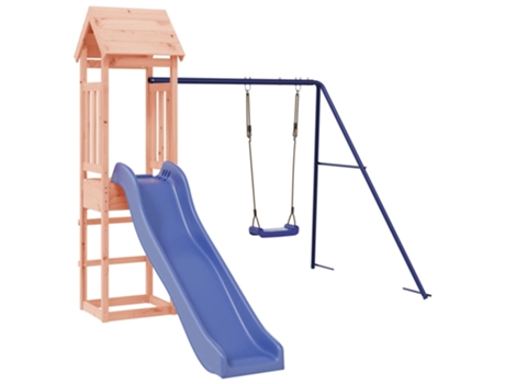 Parque Infantil De Exterior VIDAXL Marrón Madera