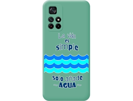 Carcasa Xiaomi POCO M4 Pro 5G TUMUNDOSMARTPHONE Agua Verde