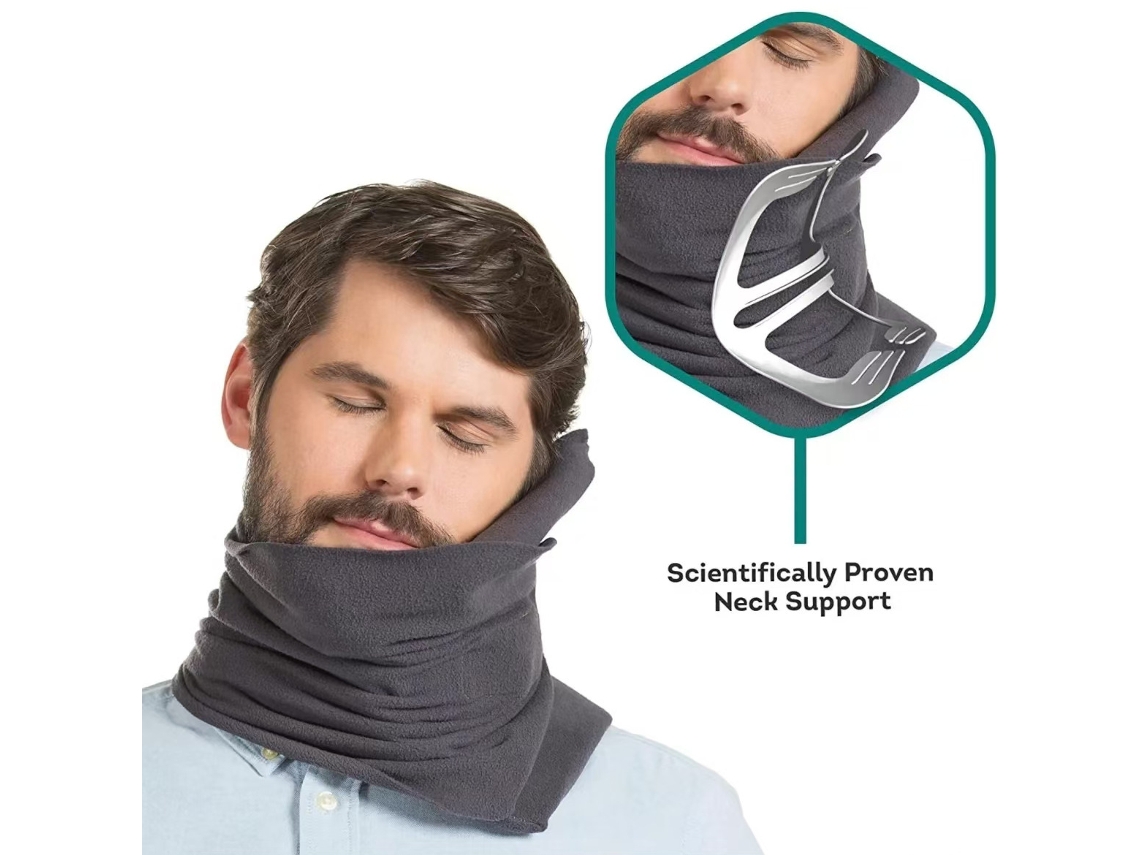 Almohada de viaje para el cuello Digitallab Gris
