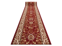 Alfombra de Pasillo Bcf Morad Klasyk Clásico Burdeos 100 cm