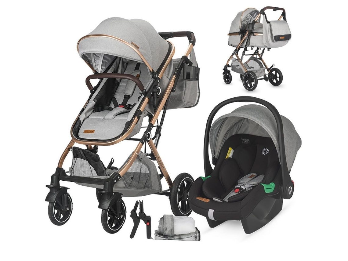 Carrito De Bebé Trío Convertible Ravello Sand Beige - Coccolle
