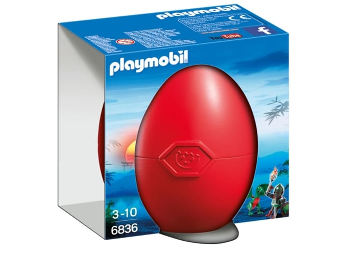 PLAYMOBIL Huevo con caballero y dragón