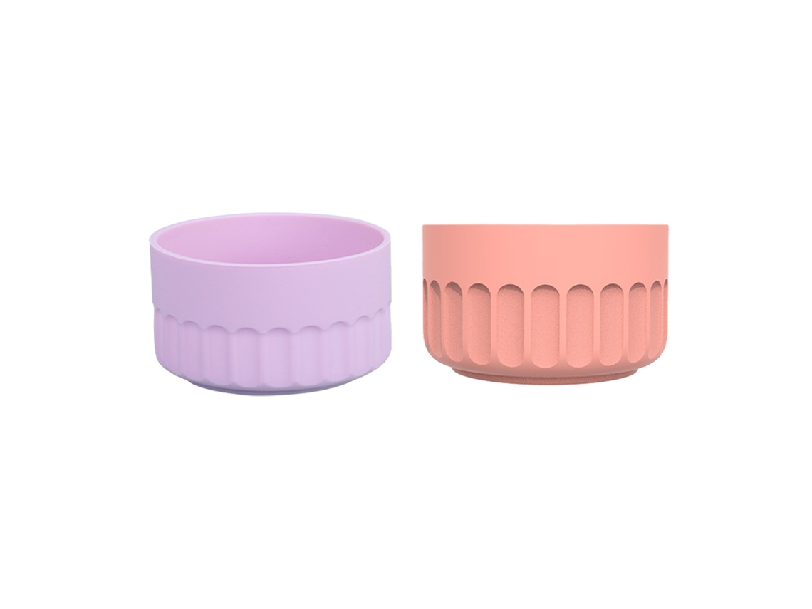 2 Piezas de Fundas de Silicona para Vasos Stanley de 40oz y 30oz, Protector Inferior MEOIRUERY