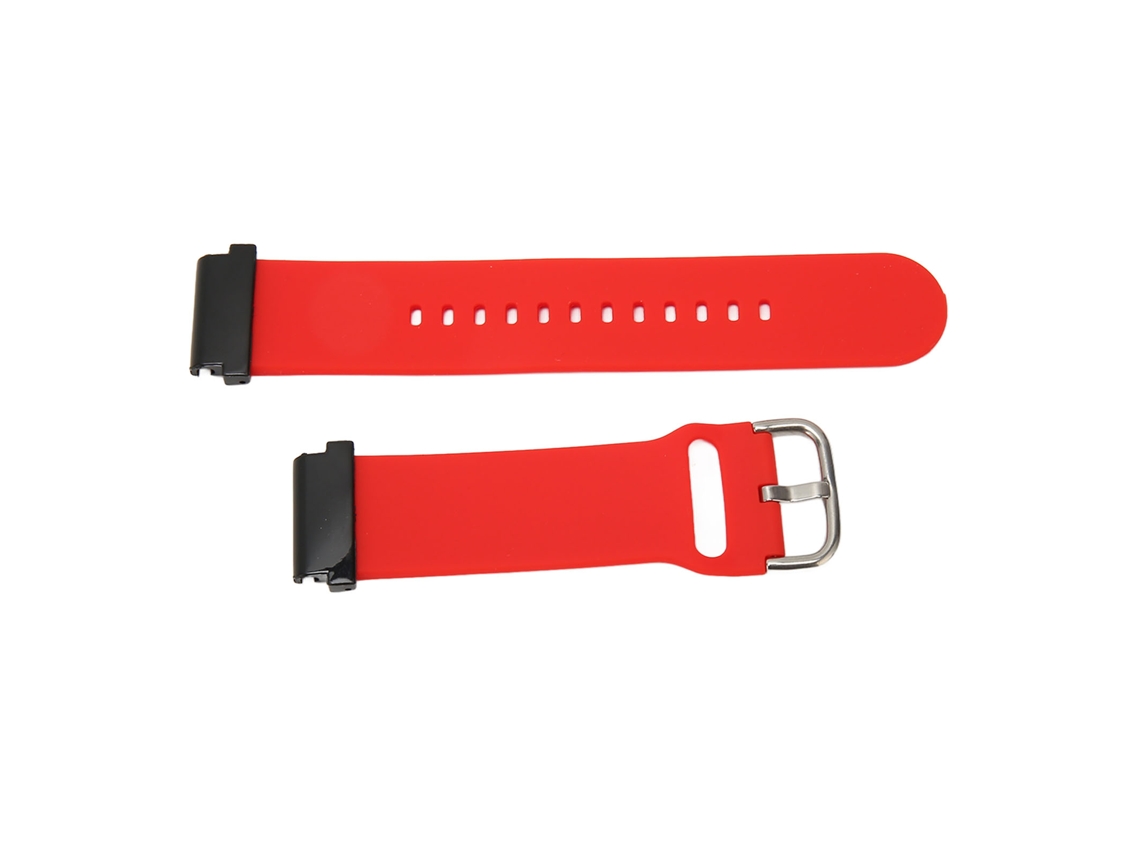 Correa De Silicona De Repuesto De 20 Mm Resistente Al Agua Para Garmin Fenix 7s 6s 5s - Roja