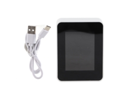 Detector De Co2 2co1t Con Pantalla Lcd, Monitor De Temperatura Y Humedad, Alarma, Portátil Para El Hogar Y La Oficina, Blanco.