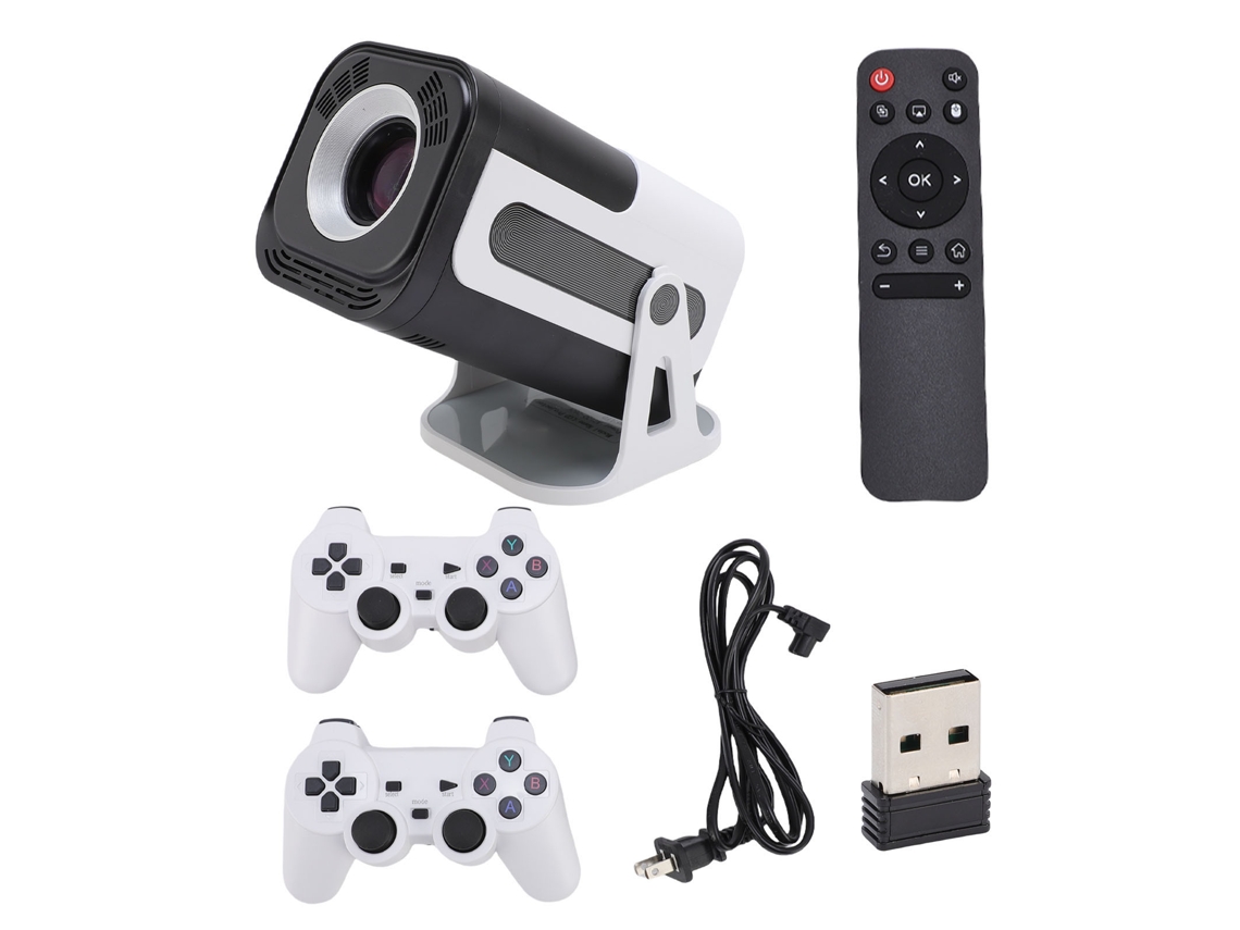 Proyector De Consola De Juegos Con Controladores Inalámbricos Que Admite Proyección En Pantalla 4k