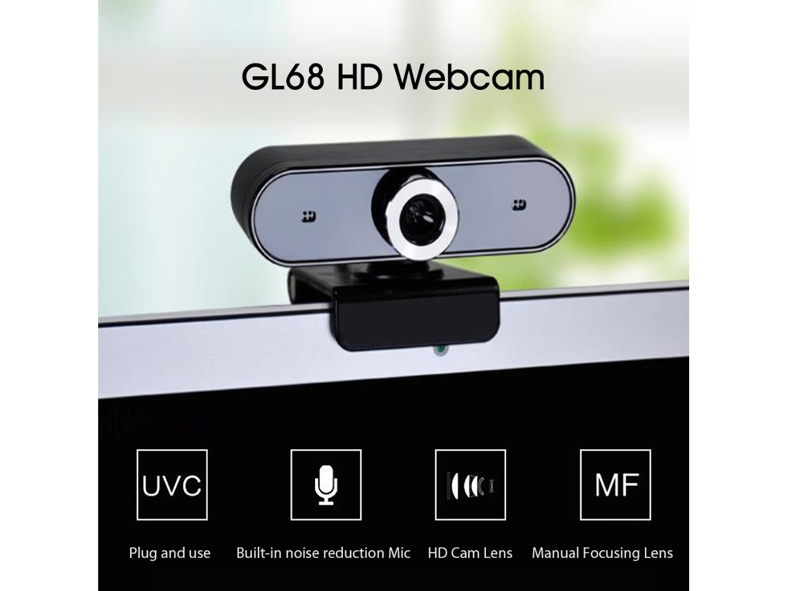 Cámara Web Hd 1080p Con Micrófono Para Estudiar En Línea, Realizar Videollamadas Y Videoconferencias En Tu Ordenador.