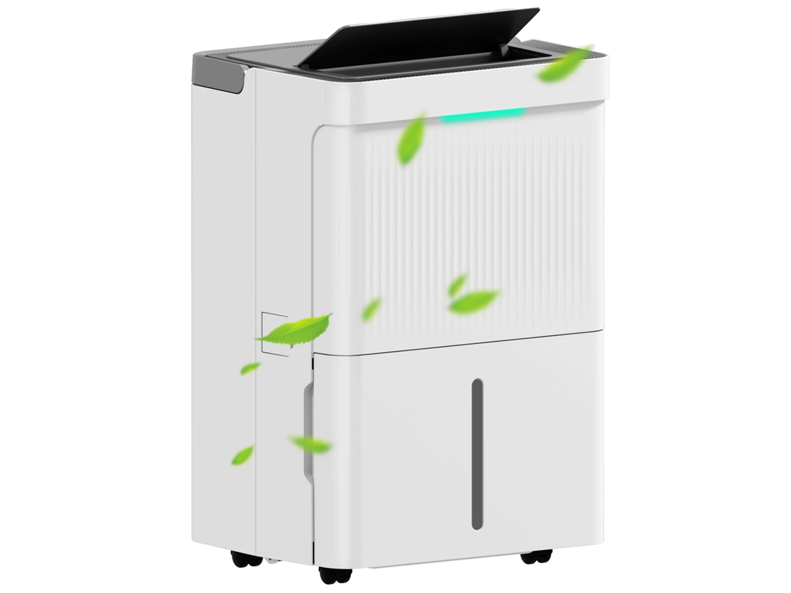 Deshumidificador, capacidad diaria de 35 L, tanque de agua de 5,5 L, dimensiones compactas, color blanco OEM