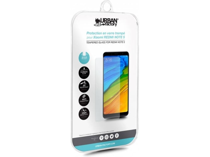 Protector de Pantalla URBAN FACTORY TGP73UF Xiaomi Redmi Note 5