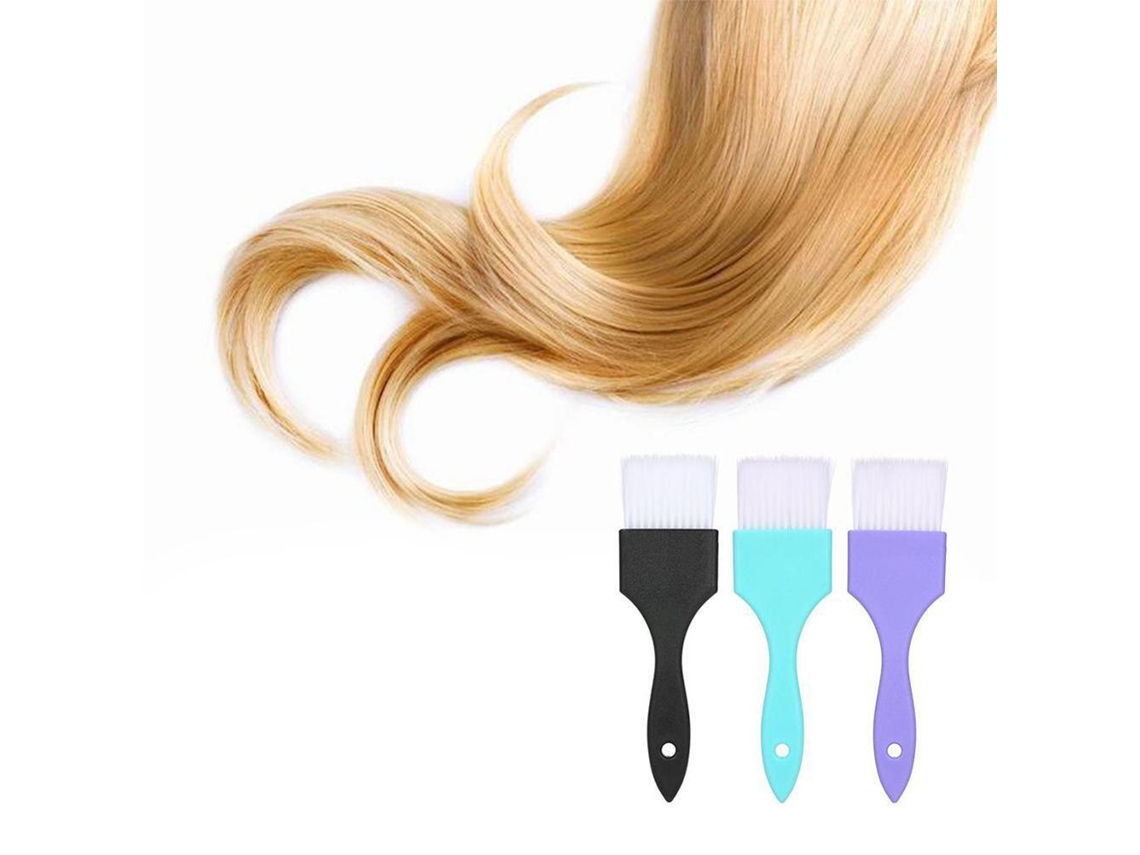 Set De 3 Brochas Para Tinte Y Color De Cabello