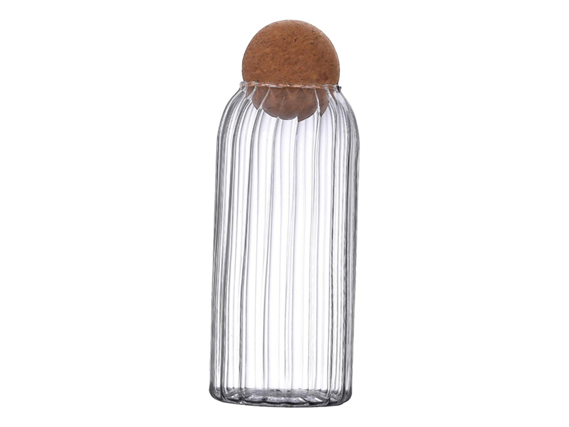 Frascos de vidrio transparente con tapa Slowmoose