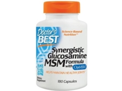 Complemento Alimentar DOCTOR'S BEST Fórmula Sinérgica De Glucosamina Com Opti (180 cápsulas)
