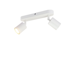 NETTLIFE Lámpara de Techo de Pasillo Negra de 2 Puntos Gu10 Lámpara de Pared de Diseño Giratorio Moderno para Sala de Estar Cocina Dormitorio Comedor