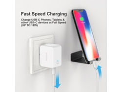 Carregador De Parede Usb-c 18w Com Power Delivery Dodocool Para Iphone Xs Xr 8 Plus Ipad Pro Samsung Galaxy S8+ Nexus