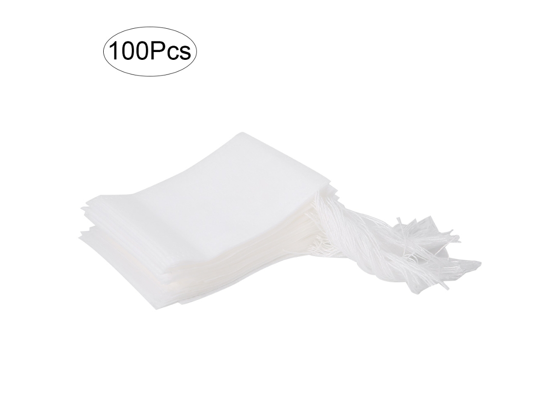 100 Bolsas De Té Desechables Con Cordón, Filtros Para Té Y Hierbas, Accesorios De Té