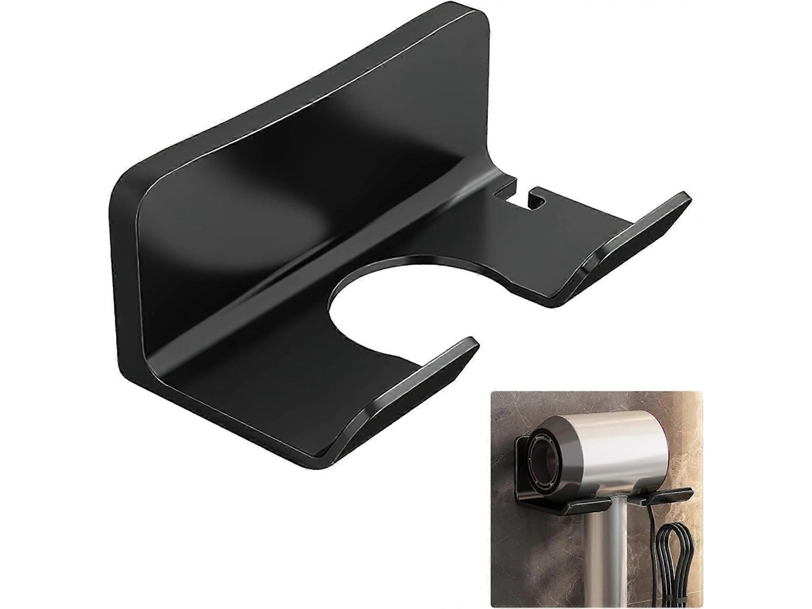 Suporte Para Secador De Cabelo Sem Necessidade De Furar A Parede, Suporte Para Banheiro, Adequado Para A Maioria Dos Secadores De Cabelo.