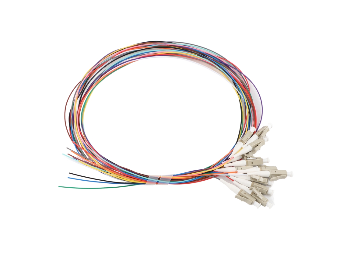 Cable De Fibra Óptica Multimodo De 12 Núcleos Lc/upc-62.5/125 Con Cubierta De Pvc Para Redes