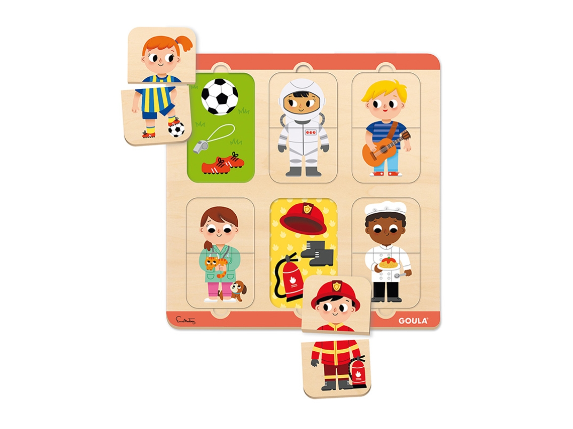 Puzzle GOULA Profesiones (Edad Mínima: 2)