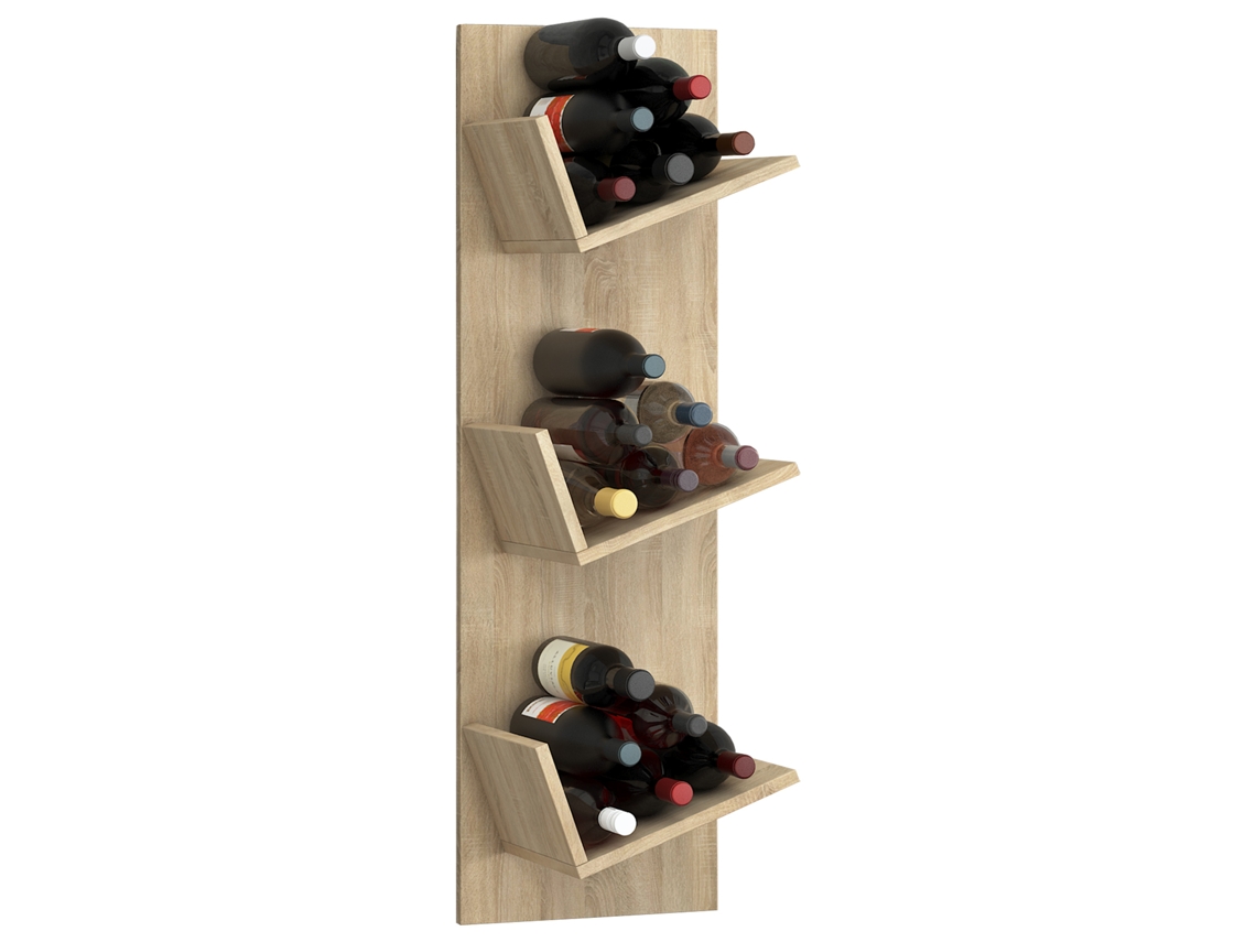 Botellero Estante De Pared Vinosi Vcm Botellas De Vino