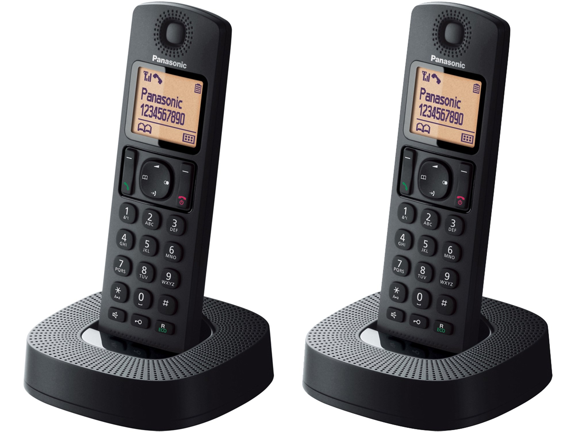 Telefono Inalambrico Duo kxtgc312 spb negro manos libres panasonic kxtgc312spb 50 contactos pantalla lcd bloqueo llamadas tgc312spb fijo identificador 16h uso continuo localizador agenda modo eco kxtgc312sp kxtg312spb 1 tgc312