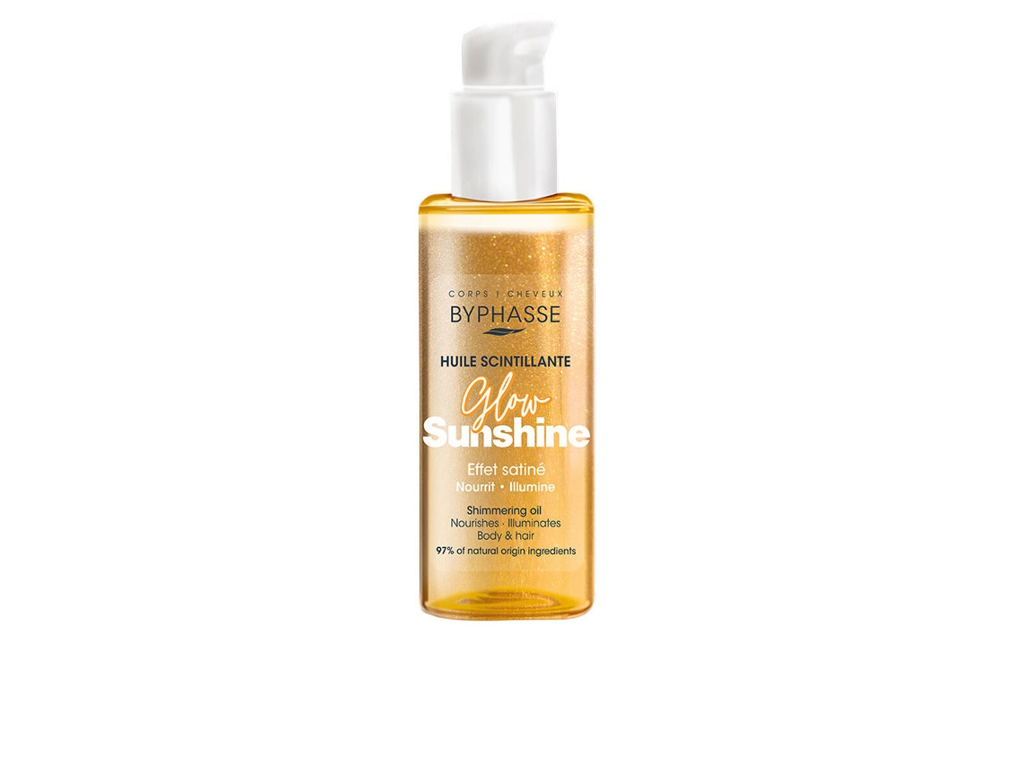 Aceite capilar Byphasse Glow Sunshine (100 ml, todo tipo de piel)