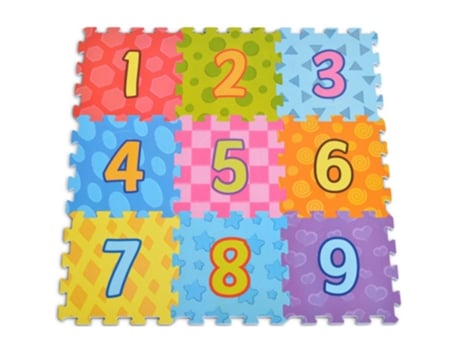 Alfombra Puzzle CENTROXOGO Alfombra puzzle con números (Edad Mínima  Recomendada: 9 Meses)