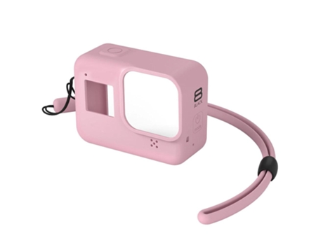 Carcasa INF de Silicone para Go Pro Hero 8 Black Rosa