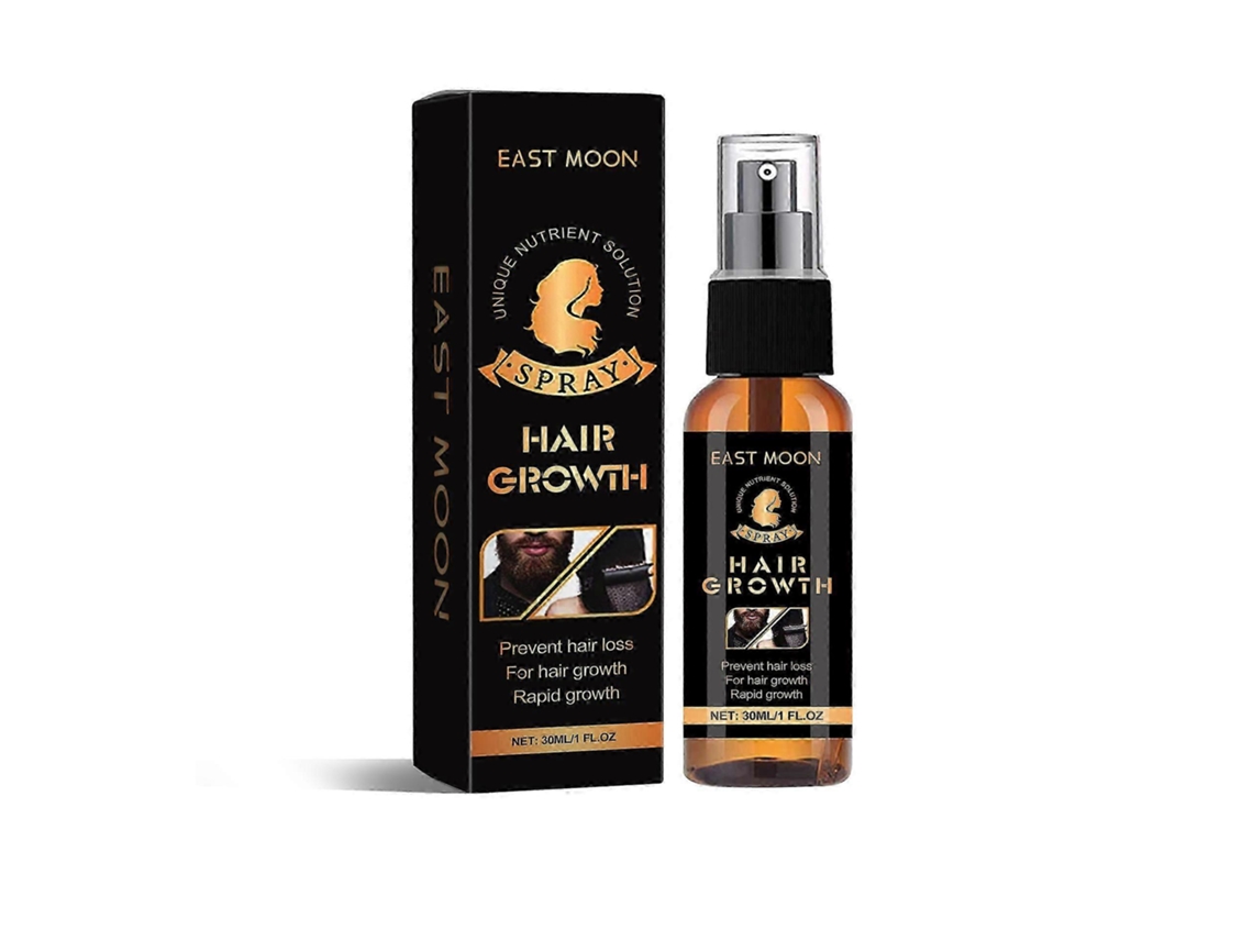 Spray Capilar East Moon Dense Hair: Controla e Nutre o Couro Cabeludo, Deixa os Cabelos Macios, Fortalece e Espessados, Sem Oleosidade -