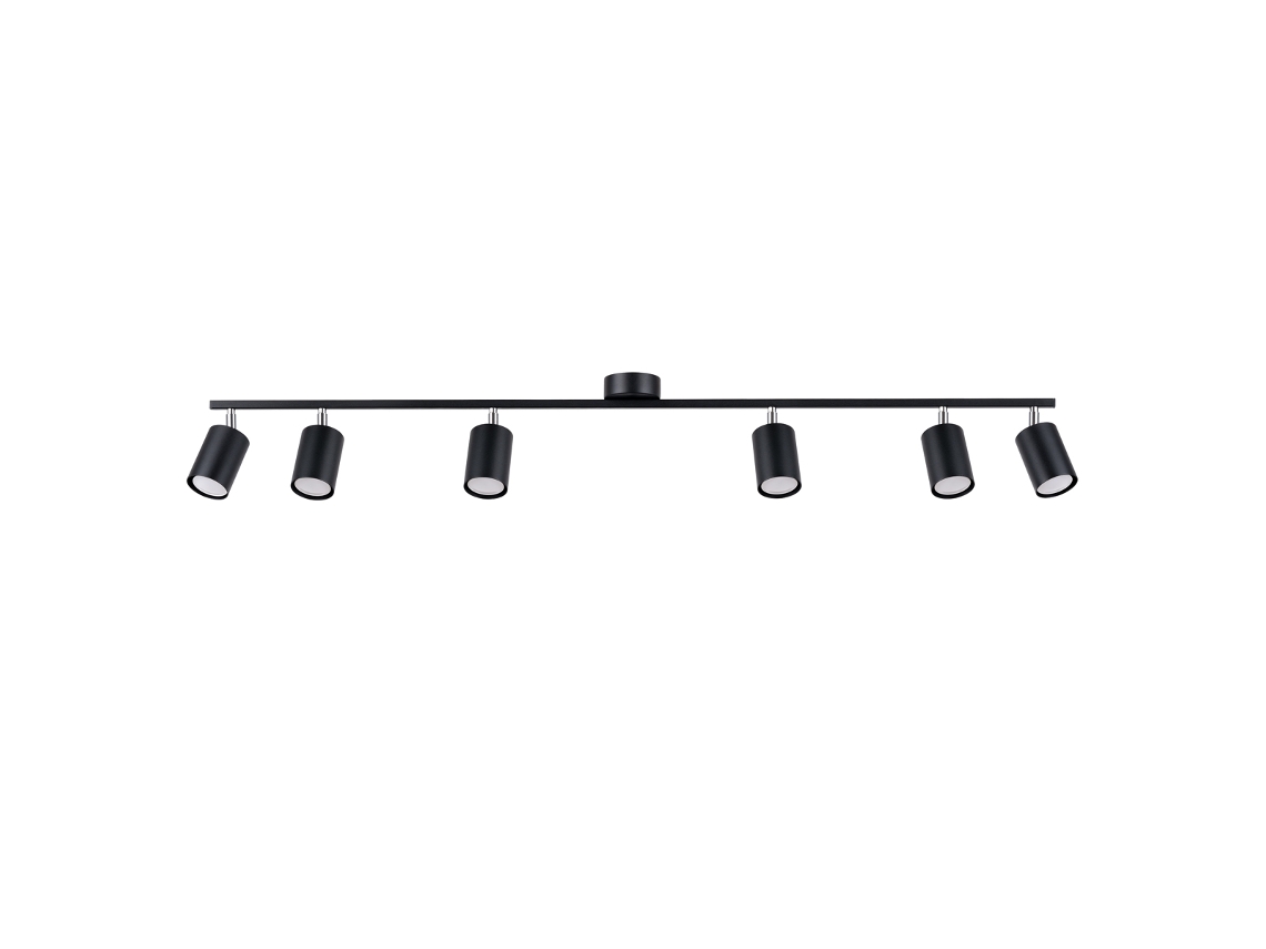Sollux Sl.1169 Lemmi Lámpara De Techo Gu10 Negro