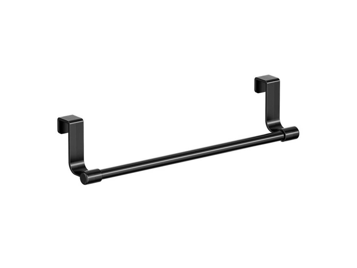 Toallero de acero inoxidable, barra para toallas de cocina, acero inoxidable negro, Tommy01