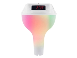 Termómetro flotante digital LED solar para piscinas GOKOCO con iluminación RGB ambiental